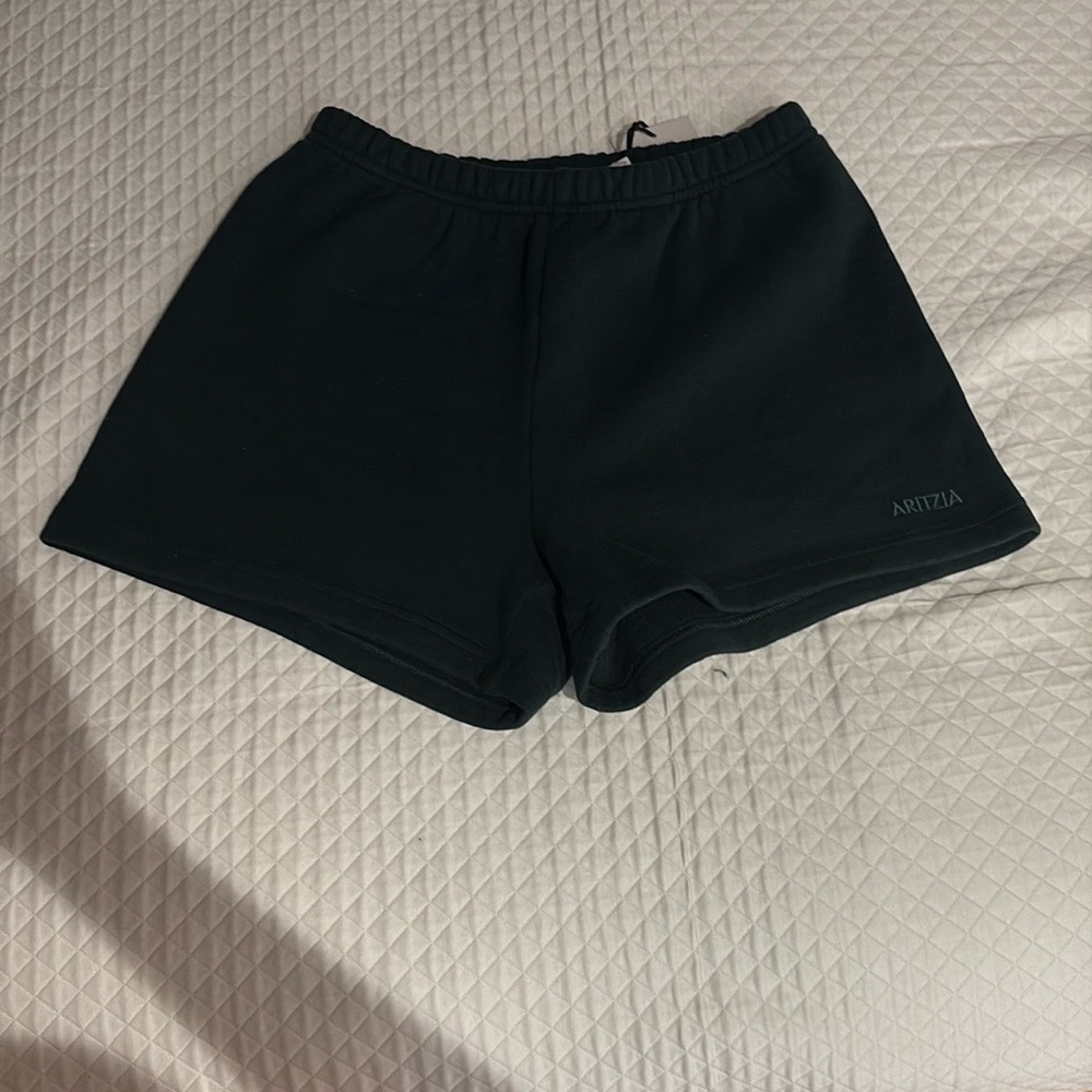 NWT ARITZIA GREEN SWEATSHORT